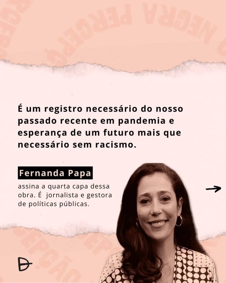Opinião de Fernanda Papa sobre o livro Negra percepção: sobre mim e nós na pandemia